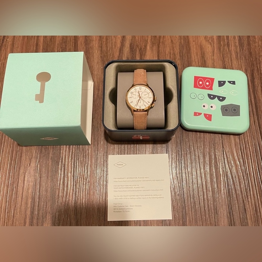 Fossil Rose Gold Watch Worn Once
